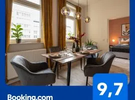 maremar - Design Apartment - Luxus Boxspringbett - Zentral - Küche - Arbeitsplatz - Highspeed WLAN