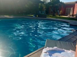 Le p&rsquo;tit bonheur-Piscine chauff&eacute;e-clim-Park