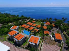 Ocean View Tulamben Dive & Resort, hotel familiar en Tulamben