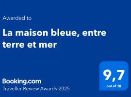 La maison bleue, entre terre et mer