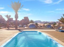 Palmera Camp Wadi Rum, hotel con piscina a Wadi Rum