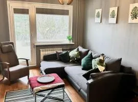 Quiet and comfortable apartment with parking for a nice stay for two, one or a couple guests with a child