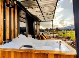 Romántico Glamping tipo contenedor con Jacuzzi cerca al lago de Paipa