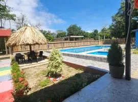 Cabaña con piscina privada