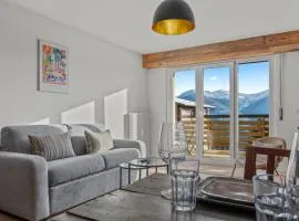Appartement fraîchement rénové à Crans-Montana, vue imprenable