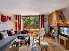 Chalet familial au centre de Courchevel Le Praz, proche pistes et commerces, terrasse plein sud - FR-1-568-10