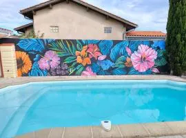 Grande maison familiale avec piscine et varangue à Tarnos, proche plages et commerces - FR-1-239-779