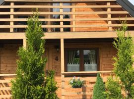 Domki z sauną Bieszczady Boso po Rosie, hotel di Polanczyk