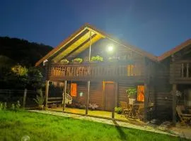 Wooden Lakeside Cottage