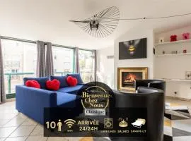 3 Appartements , Balnéo, pour 10 personnes Maison Thermale