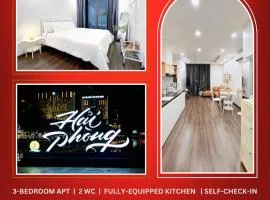 80m2, 3BR apt - cozy & peaceful - City Center