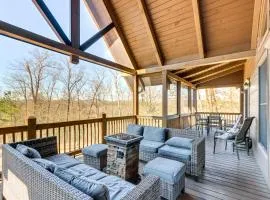 Blue Ridge Orchard Overlook Cabin with Hot Tub