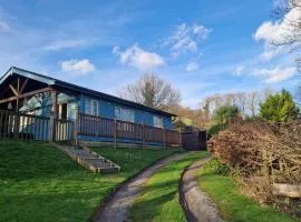 Willows Lodge, set in the valley near Bantham