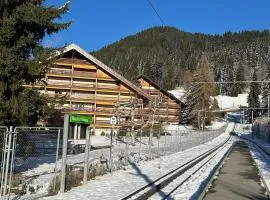 Central studio in Villars sur Ollon, Emeraude, for 3 only 100m to Bretaye ski train