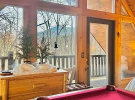 Little Pine Lodge a Smokies Hideaway - 1 mi to GSMNP - King Suite & Loft, Fireplace, Hot Tub & BEARS!
