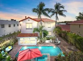 1926 Mediterranean Home With Heated Pool Sleeps 12