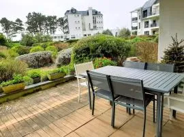 Le jardin de la Baie-face plage du Trez & thalasso