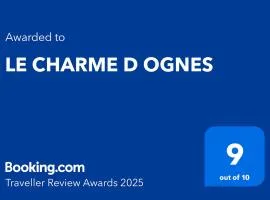 LE CHARME D OGNES