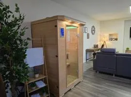 Luxus City Apartment Sauna Balkon Küche Zentral