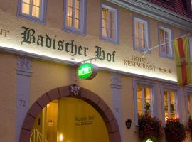 Badischer Hof: Tauberbischofsheim şehrinde bir otel