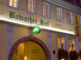 Badischer Hof, hotel v destinaci Tauberbischofsheim