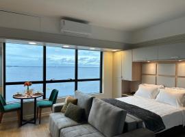 Flat de Luxo no Tropical - Vista Para Rio，馬瑙斯的海灘飯店