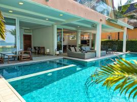 LUXURY BEACH APARTMENT & SEA VIEW and PRIVATE POOL、Ban Khlong Sonのアパートメント