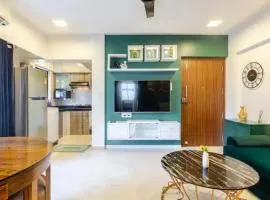 The Emerald Abode II Premium 1 Bed Condo Santacruz W、ムンバイのコンドミニアム