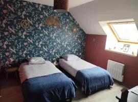 chambre 2 lits d'une personne
