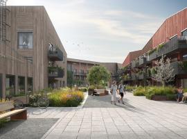 New Powerhouse apartment in Lade in Trondheim &ndash; hotel przy plaży 