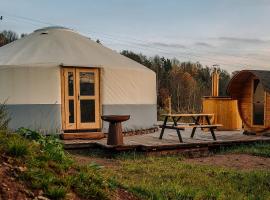 Yurt in Be Bernartice, lúxustjald í Bernartice