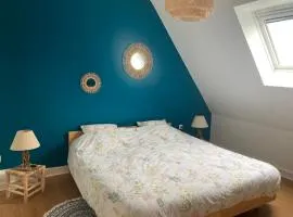 Chambre-appartement d hôtes de Kermoal-cuisine et sdb privées