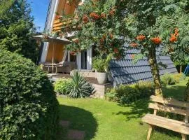 Finnhütte in Freest mit Sauna und umzäunten Grundstück