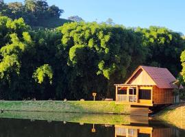 Chale Vila dos Lagos，新文達移民鎮的木屋