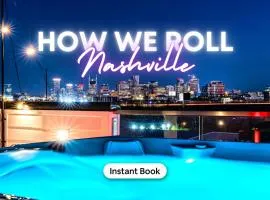 New How We Roll Rooftop - Hot Tub with Views - 13 Beds