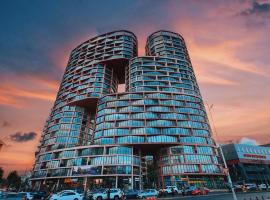 Hermoso Departamento con Piscina en Edificio EPIQ, hotel com piscinas em Quito