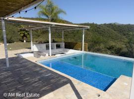 Villa Santorini - Quinta con alberca en el barrial Santiago NL, cabin nghỉ dưỡng ở Santiago