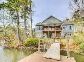 Lakefront Leesville Retreat with Private Dock!