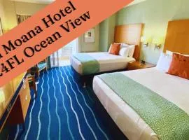 Ala Moana Hotel 24th FL R0 Ocean View 2 Double Beds