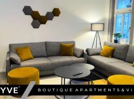 ARYVE Design-Boutique Apartment am Markt von Waltershausen im Thüringer Wald - Design-Interieur, Netflix, WLAN