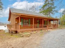 Deck and Fire Pit Waterfront Cabin in Greers Ferry!