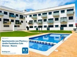 Apartamento con Piscina y Jardín Fantástico Cala Sirenas - Nuevo
