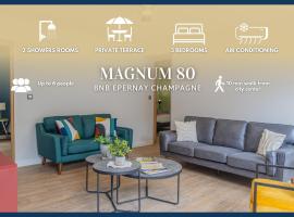 Magnum 80 Terrasse & Climatisation - 6 personnes - BnB Epernay, Hotel in Épernay