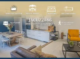 Jacuzzi Terrasse 86 - Terrasse & Climatisation - 4 personnes - BnB Epernay