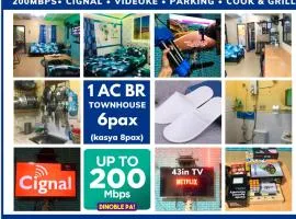 MG 6pax 1 AC BR 200mbps FREE Netflix Parking Cignal Videoke Shower Heater Cook & Grill