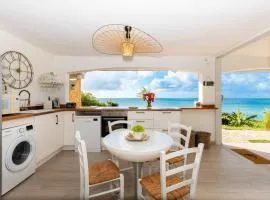 Mont Choisy Vue imprenable sur la mer et spa 2BDcanapé