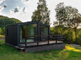 Cottage with sauna doBeskid、Krzyżówkiのシャレー