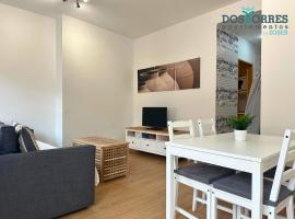 Dos Torres Pilar Suites- balcones con vistas a la ciudad