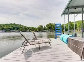 Fire Pit and Dock Lake of the Ozarks Retreat!
