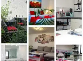 HAPPY-HOMES RED - Up to 5 - Küche - W-LAN - Netflix - Honig - Terrasse